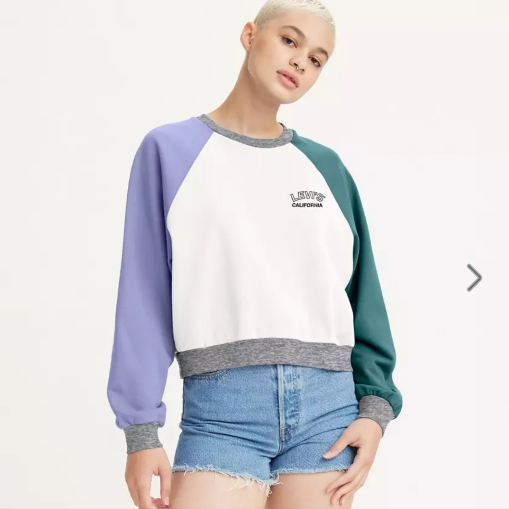 LEVI Vintage Raglan Crewneck Sweatshirt - XL